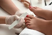 Premium Nail Cut, File & Nail Paint-Feet